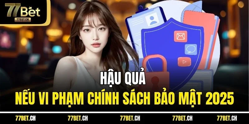 Hậu quả nếu vi phạm chính sách bảo mật 2025